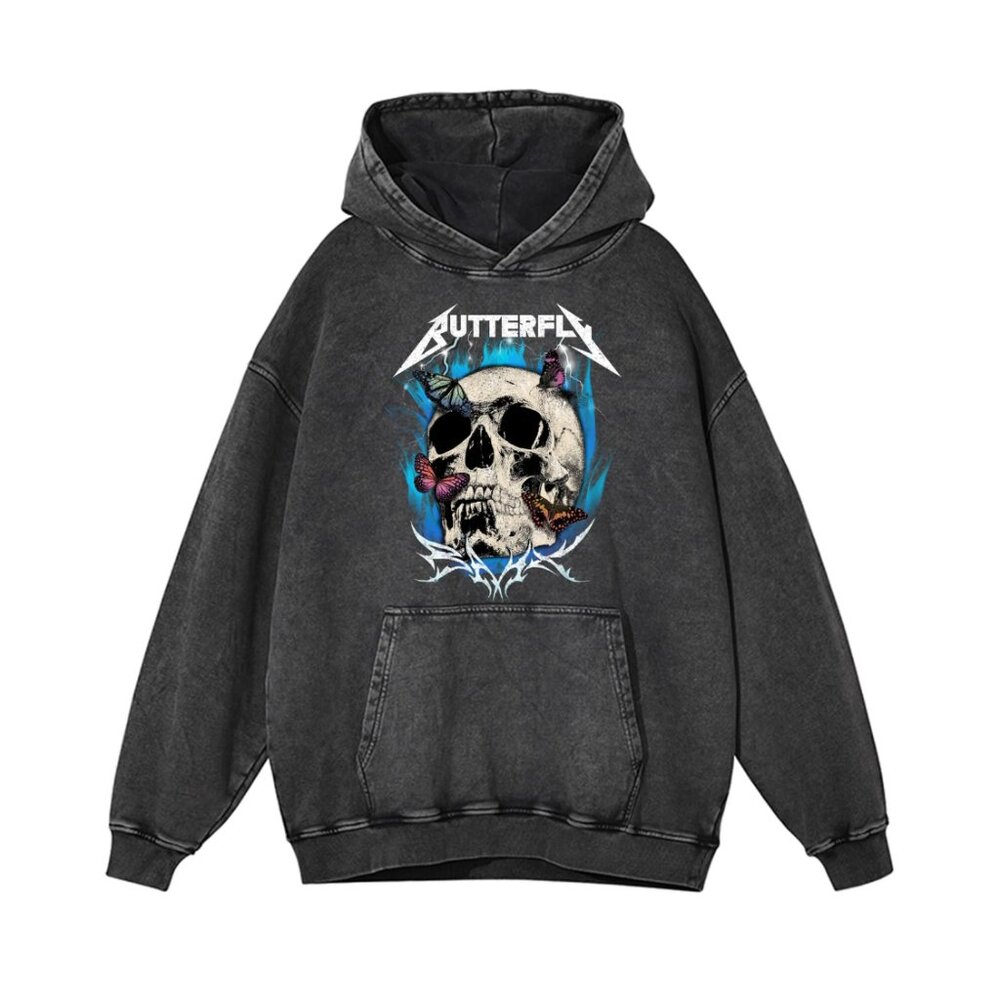 BANX Clothing BANX x BUTTERFLY 73 Oversized Hoodie, Size L